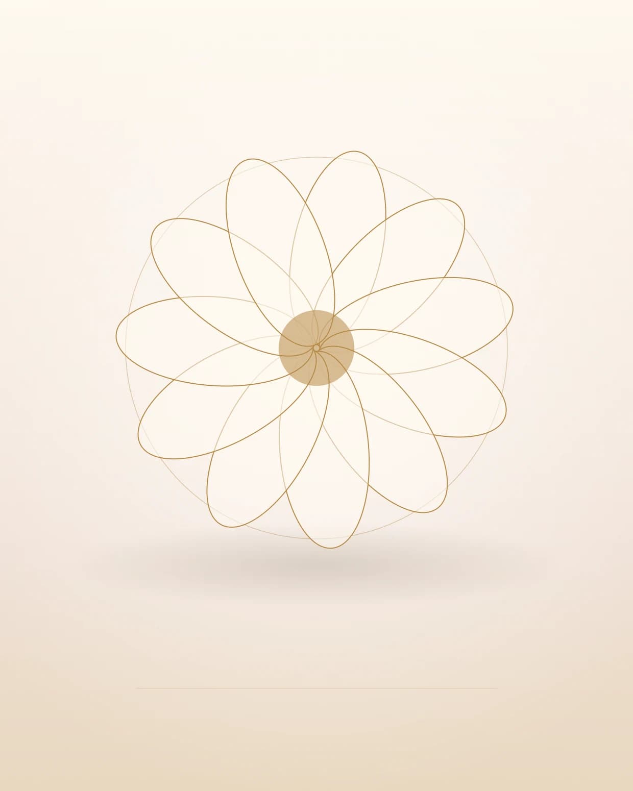 Evermore daisy bracelet with a fine chain on cream linen